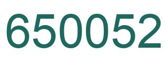 Número 650052 imagen verde