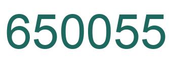 Número 650055 imagen verde