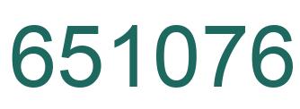 Número 651076 imagen verde