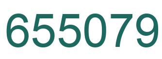 Number 655079 green image