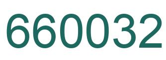 Número 660032 imagen verde