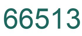 Número 66513 imagen verde