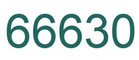 Zahl 66630 grün bild