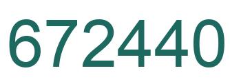 Número 672440 imagen verde