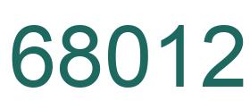 Número 68012 imagen verde