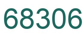 Número 68306 imagen verde