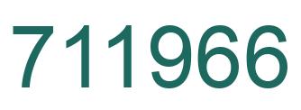 Número 711966 imagen verde