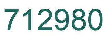 Número 712980 imagen verde