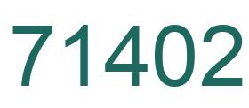 Number 71402 green image
