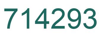 Número 714293 imagen verde