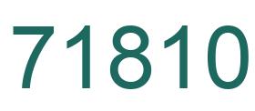 Número 71810 imagen verde