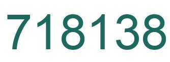 Número 718138 imagen verde
