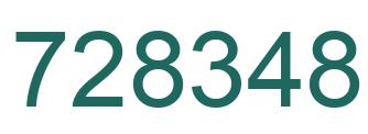 Número 728348 imagen verde