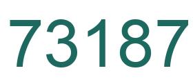 Número 73187 imagen verde