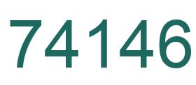 Número 74146 imagen verde