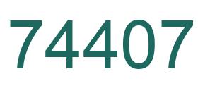 Número 74407 imagen verde