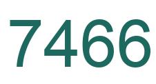 Number 7466 green image