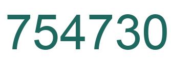 Número 754730 imagen verde