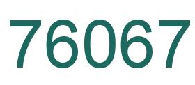 Número 76067 imagen verde