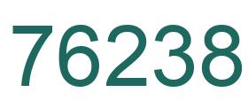 Número 76238 imagen verde