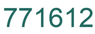Número 771612 imagen verde
