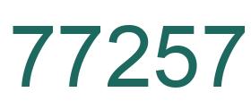 Número 77257 imagen verde