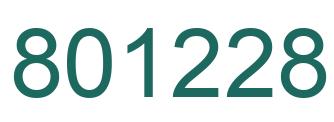 Number 801228 green image