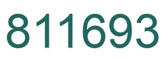 Número 811693 imagen verde