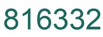 Number 816332 green image