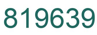Número 819639 imagen verde