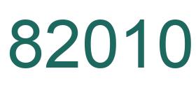 Número 82010 imagen verde