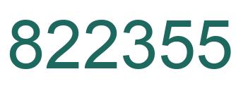 Número 822355 imagen verde