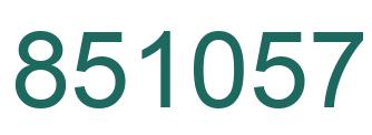 Número 851057 imagen verde