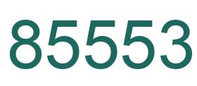 Number 85553 green image