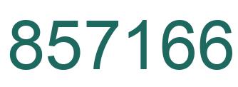 Número 857166 imagen verde