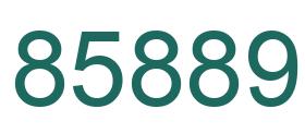 Número 85889 imagen verde