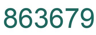 Número 863679 imagen verde