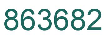 Número 863682 imagen verde