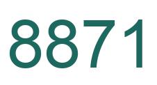 Número 8871 imagen verde