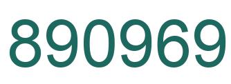 Número 890969 imagen verde