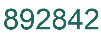 Número 892842 imagen verde