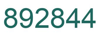 Número 892844 imagen verde
