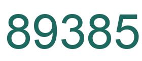 Número 89385 imagen verde