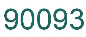 Number 90093 green image
