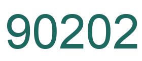 Número 90202 imagen verde