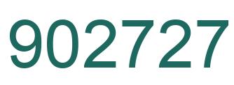 Número 902727 imagen verde