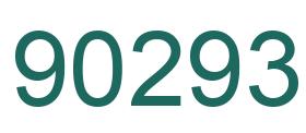 Number 90293 green image