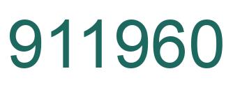 Número 911960 imagen verde