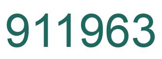 Número 911963 imagen verde