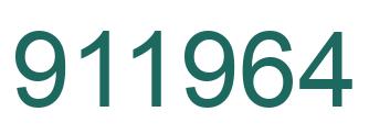 Número 911964 imagen verde